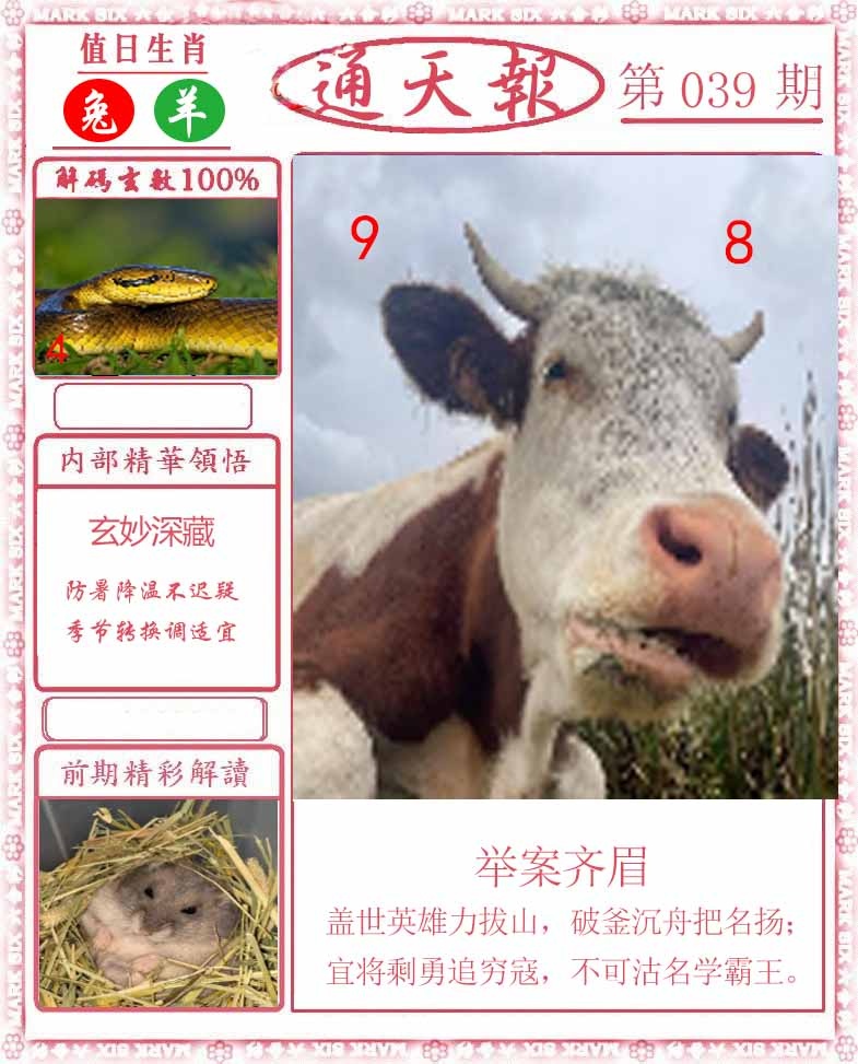 039期正版通天报[图]